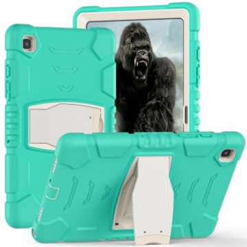 Samsung Galaxy Tab A7 T500 3-Layer Shockproof Case with Holder - 1