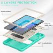 Samsung Galaxy Tab A7 T500 3-Layer Shockproof Case with Holder - 4