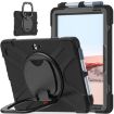 Black Silicone+PC Protective Case w/ Holder & Strap for Surface Go 4/3/2/1 - 2