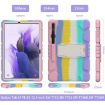 Samsung Galaxy Tab S7+/S7 FE/S8+ 3-Layer Protection Case, Pink - 4
