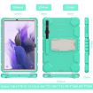 Samsung Galaxy Tab S7+/S7 FE/S8+ 3-Layer Case with Holder Mint Green - 4