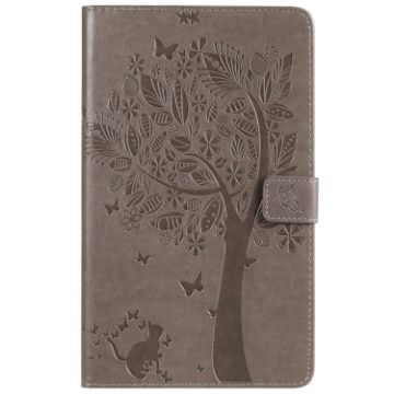 Galaxy Tab A 8.0 (2019) Cat Tree Flip Case with Wallet & Slots - 1