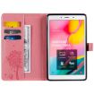 For Galaxy Tab A 8.0 (2019) Cat & Tree Flip Leather Case (Pink) - 3
