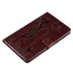 Galaxy Tab A 8.0 2019 Woman & Cat Flip Leather Case Brown - 5