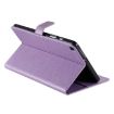 Galaxy Tab A 8.0 (2019) Woman & Cat Pattern Flip Case, Purple - 4
