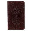 Galaxy Tab A 8.0 (2019) Sun Flower Leather Case with Wallet (Brown) - 1