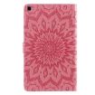 Sunflower Pattern Flip Case for Galaxy Tab A 8.0 (2019) - Pink - 2