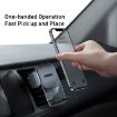 Baseus SUYK000101 Easy Control Car Phone Holder - Dark Sky Black - 5