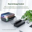 ORICO CT2U3-7AB-WH 7-Port USB HUB with Switches, EU Plug (White) - 6