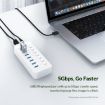ORICO CT2U3-7AB-BK 7-Port USB HUB with Switches, AU Plug, Black - 3