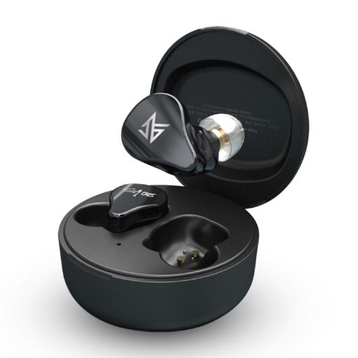 KZ SA08 Wireless 5BA Balanced Armature TWS Earphones (Black) - 1