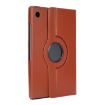 Galaxy Tab A8 Leather Case with 360 Rotation & Sleep/Wake, Brown - 3