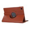 Galaxy Tab A8 Leather Case with 360 Rotation & Sleep/Wake, Brown - 4