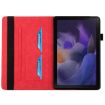Samsung Galaxy Tab A8 10.5 2021 Flip Leather Case - Red - 4