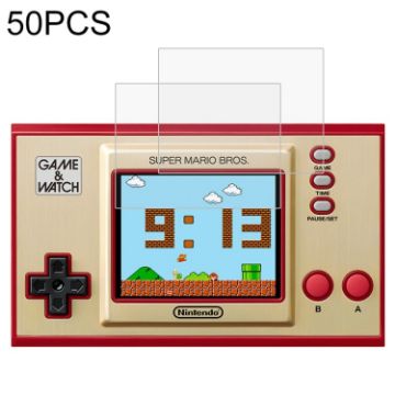 50 PCS 0.26mm 9H Tempered Glass for Nintendo Game Watch - 1