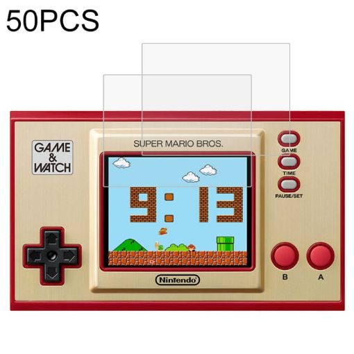 50 PCS 0.26mm 9H Tempered Glass for Nintendo Game Watch - 1