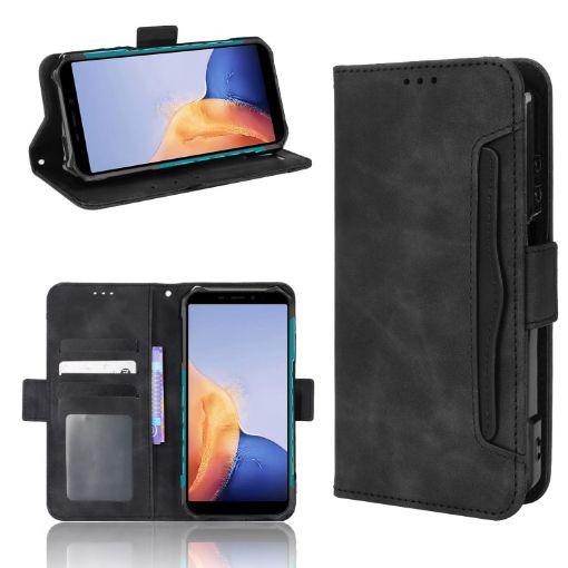 Ulefone Armor X9 Black Calf Pattern Leather Case - 1
