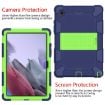 Galaxy Tab A8 10.5 2021 Robot Case, Navy Blue/Yellow Green - 2