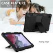 Samsung Galaxy Tab A8 10.5 2021 Dual-Color Robot Case (Black) - 4