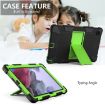Samsung Galaxy Tab A8 10.5 2021 Two-Color Robot Case Black/Green - 4
