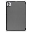 TCL Tab 10s Grey Leather Case with Three-Fold Holder Design - 3