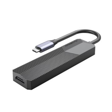 ORICO 6-In-1 Type-C/USB-C Multifunctional Docking Station, Grey - 1