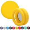 Yellow Shockproof Silicone Pet Collar Case for AirTag (35.9x35.9x19.2mm) - 3