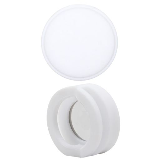 AirTag Pet Collar Case, Anti-scratch Shockproof Silicone, White - 1