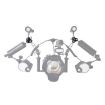 PULUZ Blue Triple Ball Clamp Bracket for Underwater Photography - 4