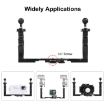 PULUZ Dual Handle Tray Stabilizer for Underwater Cameras (Black) - 5