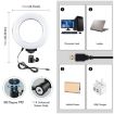 PULUZ 4.7" RGBW LED Ring Light with Tripod for Vlogging & Photography - 3