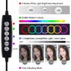 PULUZ 4.7" RGBW LED Ring Light with Tripod for Vlogging & Photography - 4