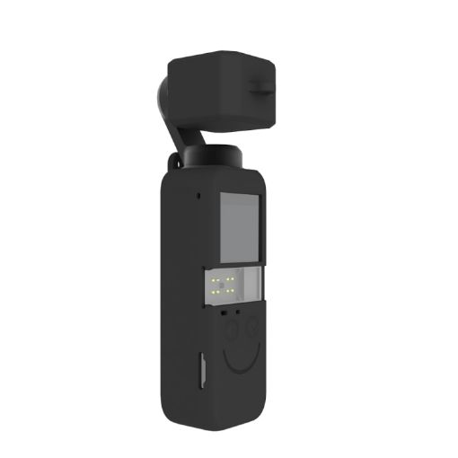 PULUZ Silicone Cover Case Set for DJI OSMO Pocket 2 (Black) - 1