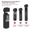 PULUZ Silicone Cover Case Set for DJI OSMO Pocket 2 (Black) - 5