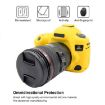 PULUZ Yellow Silicone Case for Canon EOS 5D Mark IV - 3