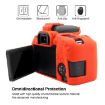 Red PULUZ Soft Silicone Case for Canon EOS 77D Camera - 4