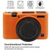 PULUZ Soft Silicone Case for Sony RX100 III/IV/V - Orange - 4