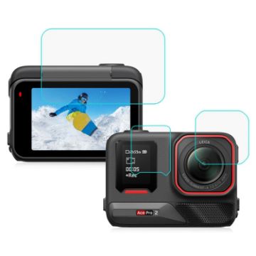 Insta360 Ace Pro 2 PULUZ 3-in-1 Screen & Lens Glass Film - 1