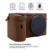 PULUZ Silicone Protective Case, Sony A6600/ILCE-6600 (Coffee) - 4