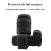 Canon EOS R5 PULUZ Black Soft Silicone Protective Case - 4