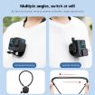 PULUZ Action Camera Magnetic Neck Mount Holder Vlog Strap, Black - 4