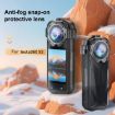 PULUZ Snap-on Tempered Glass Lens Guard for Insta360 X5 (Transparent) - 3