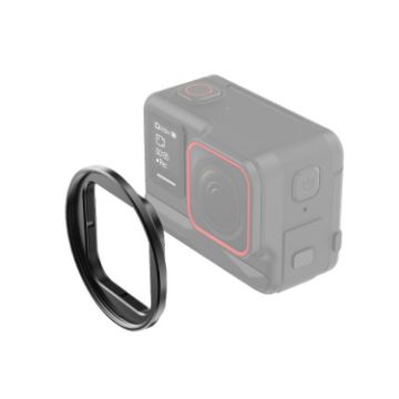 PULUZ Metal Filter Holder for Insta360 Ace Pro 2 (Black) - 1