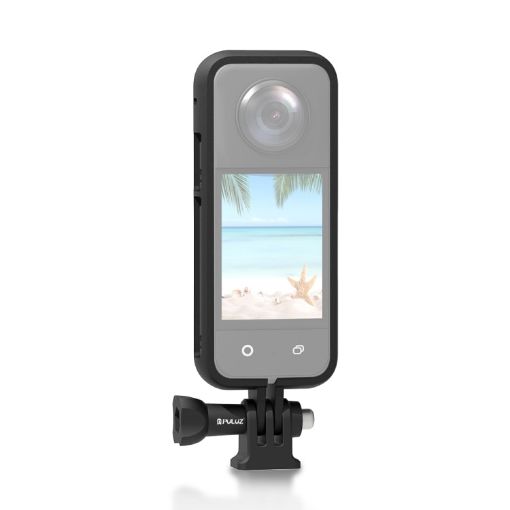 Insta360 X3 PULUZ ABS Protective Frame Adapter & Screw (Black) - 1