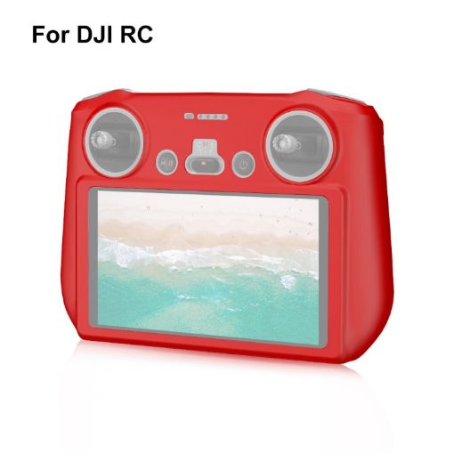 DJI Mini 3 Pro/DJI RC PULUZ Red Silicone Protective Case - 1