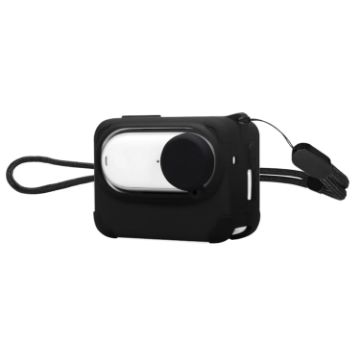 Insta360 GO 3 PULUZ Charging Case with Lens Cap & Strap (Black) - 1