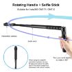 PULUZ Rotary Handle Tripod Stand for Insta360 X3/X4 (Black) - 5