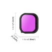PULUZ Purple Diving Lens Filter for GoPro HERO13/12/11/10/9 Black - 3