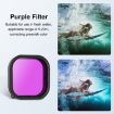 PULUZ Purple Diving Lens Filter for GoPro HERO13/12/11/10/9 Black - 5