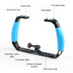 PULUZ Dual Handles Diving Rig for GoPro, DJI, Insta360 (Blue) - 4
